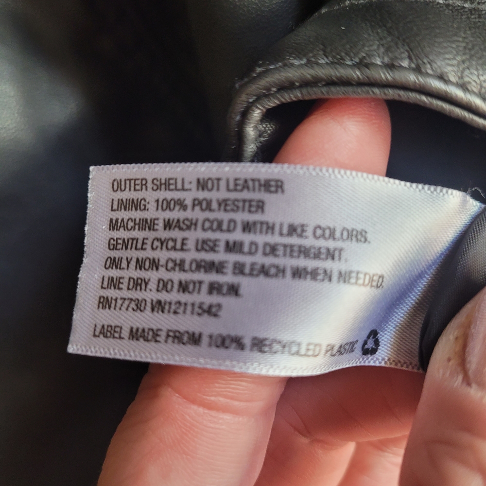 Universal Thread Black Leather Jacket - image 3